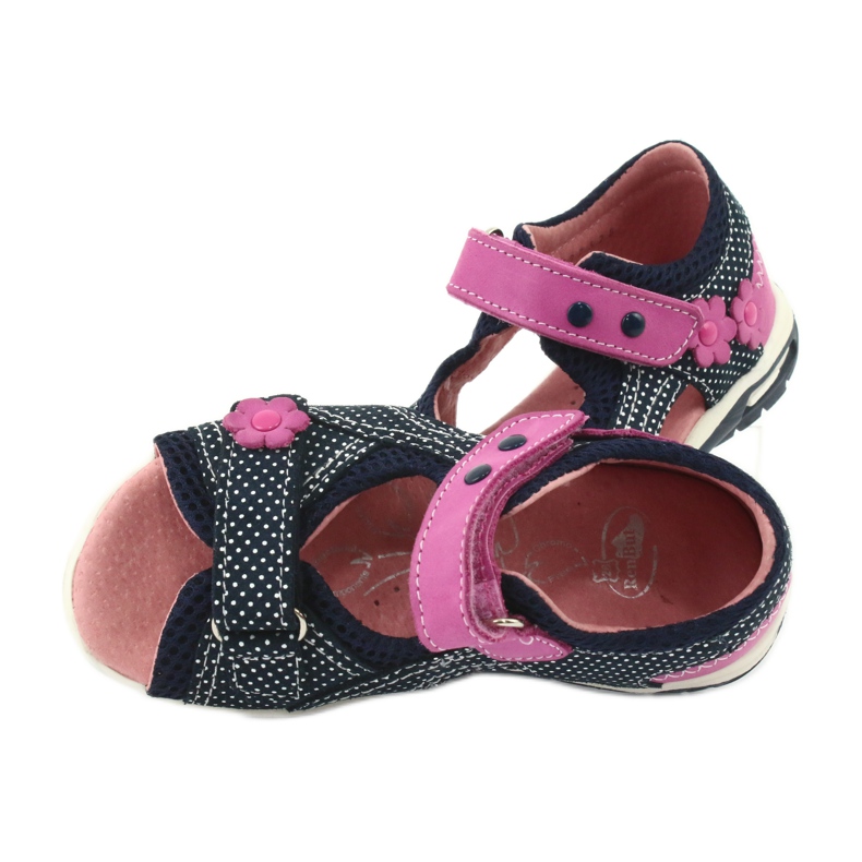 Velcro sandaalit Ren But laivastonsininen pinkki valkoinen tummansininen vaaleanpunainen 4