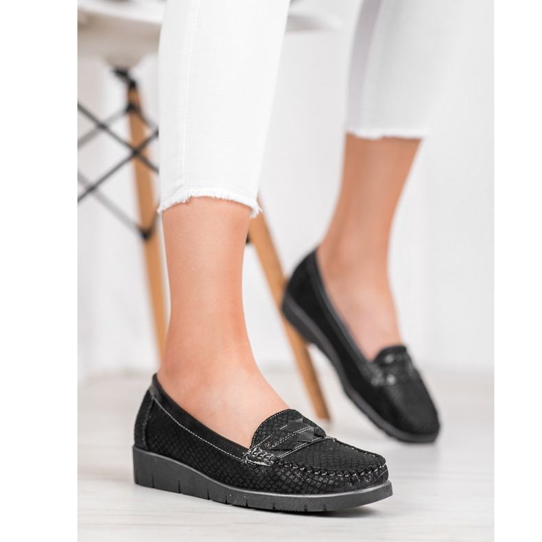 SHELOVET Tekstiilisaappaat musta 1