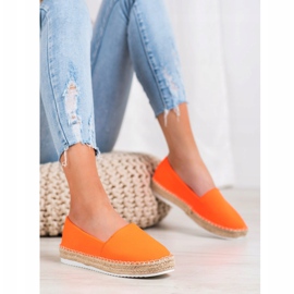 Small Swan Tekstiiliset espadrillit oranssi 1