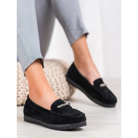 Filippo Nahka Loafers alustalla musta 1