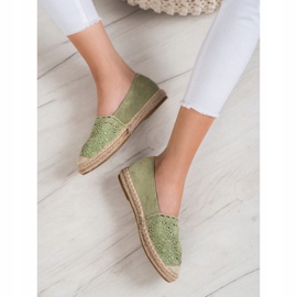 Small Swan Suede Espadrilles pitsiä vihreä 1