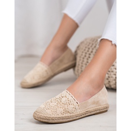 Small Swan Suede Espadrilles pitsiä ruskea 1