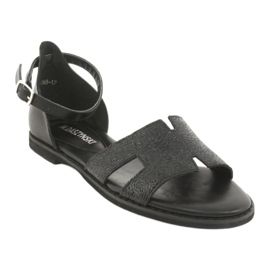 M.Daszyński Mustat sandaalit kantapäällä Daszyński MR1848-17 1