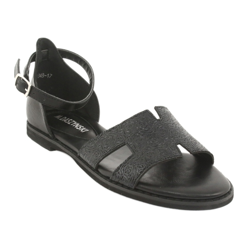 M.Daszyński Mustat sandaalit kantapäällä Daszyński MR1848-17 1