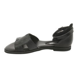 M.Daszyński Mustat sandaalit kantapäällä Daszyński MR1848-17 2