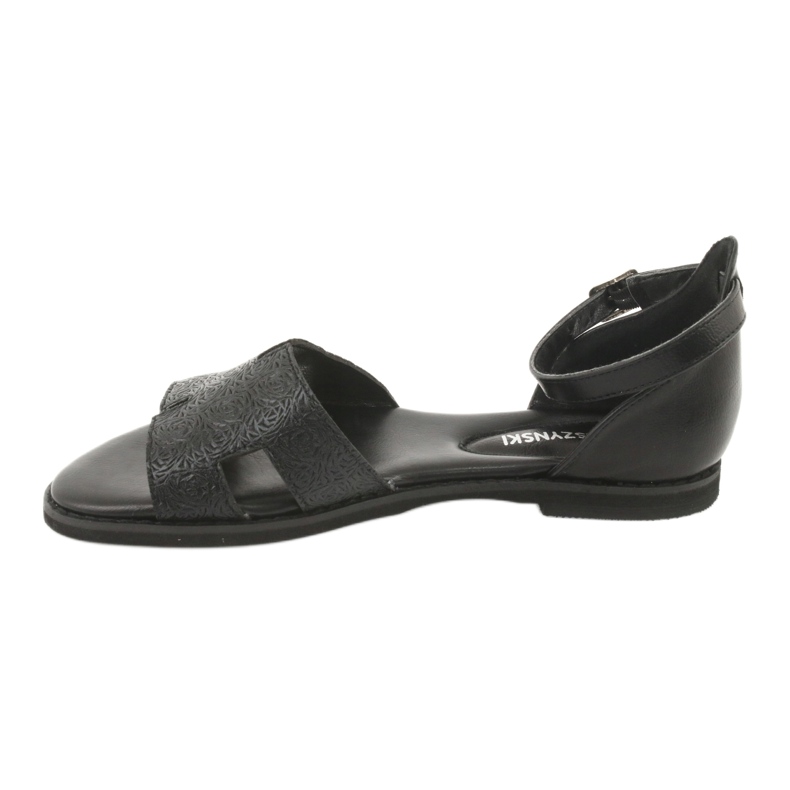 M.Daszyński Mustat sandaalit kantapäällä Daszyński MR1848-17 2