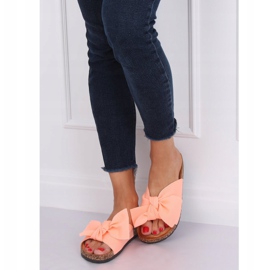 Vaaleanpunainen CK108 Vaaleanpunaiset tossut korkkipohjassa 1