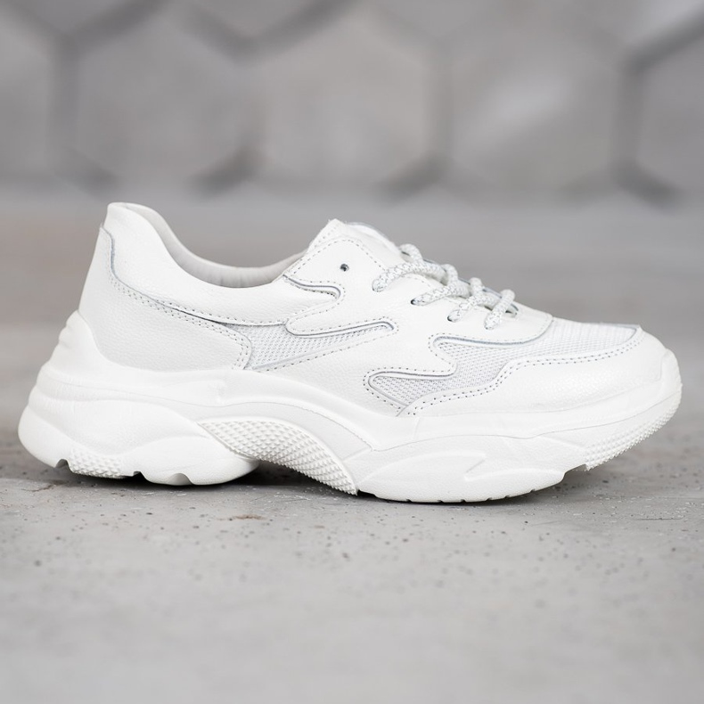 Filippo Nahka valkoiset lenkkarit valkoinen 2