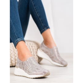 Filippo Avoimet nahkatossut ruskea keltainen 1