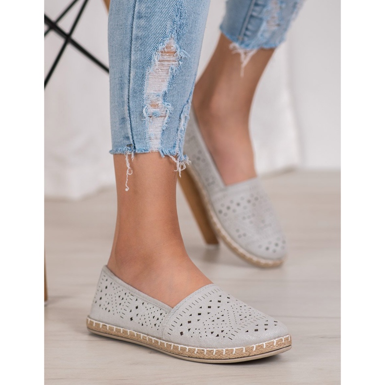 MCKEYLOR Aztec Espadrilles atsteekkikuvioin ruskea harmaa 1