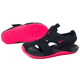 Nike Sunray Protect 2 Jr 943827-003 kenkä musta vaaleanpunainen 1