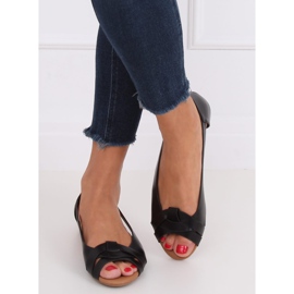 Mustaleikatut ballerinat CC221P Musta 1