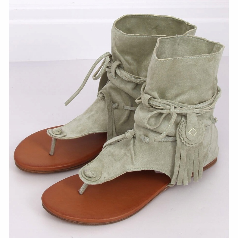 Varvastossut, joissa celadon-yläosa SL1010P Vihreä 1