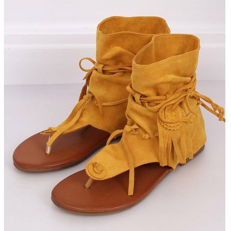 Varvastossut, joiden päällinen hunajaa SL1010P Keltainen 1