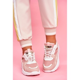 SEA Naisten urheilukengät Tennarit Valkoinen ja Vaaleanpunainen Martina 2