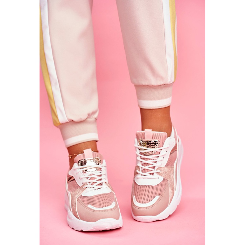 SEA Naisten urheilukengät Tennarit Valkoinen ja Vaaleanpunainen Martina 2