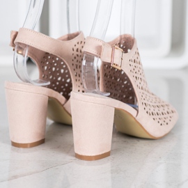 Goodin Avoimet sandaalit mokkanahalla ruskea 1