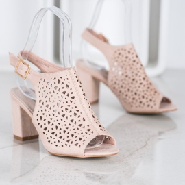 Goodin Avoimet sandaalit mokkanahalla ruskea 2