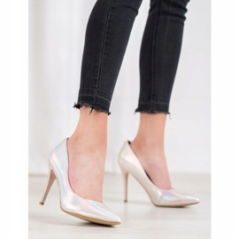 Goodin Tyylikkäät korkokengät beige 2