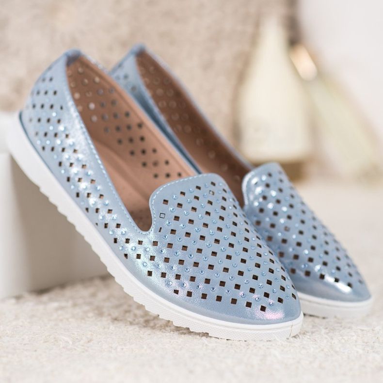 Renda Tyylikkäät herrat kristallien kanssa sininen 1