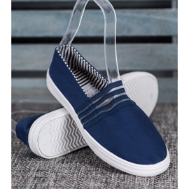 SHELOVET Mukavat Slip-On lenkkarit sininen 1