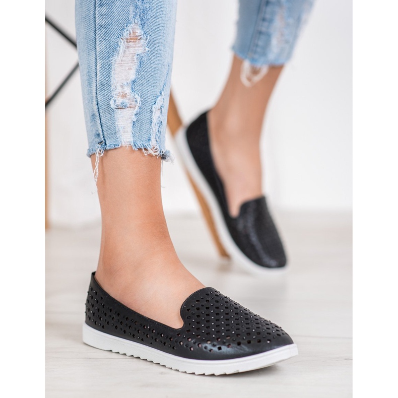 Renda Tyylikkäät herrat kristallien kanssa musta 2