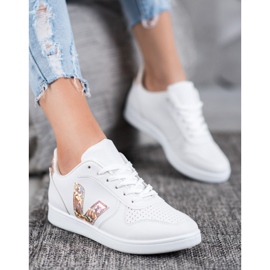 SHELOVET Valkoiset kengät, joissa on Holo -lisäosat valkoinen 2