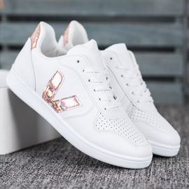 SHELOVET Valkoiset kengät, joissa on Holo -lisäosat valkoinen 1