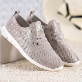 VINCEZA -kengät, joissa glitteri beige 1