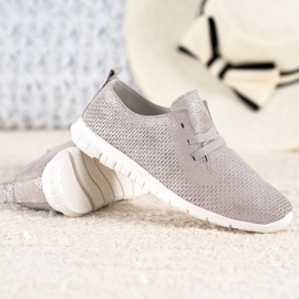 VINCEZA -kengät, joissa glitteri beige 2