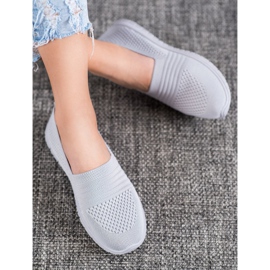 SHELOVET Mukavat avonaiset liuskat harmaa 1