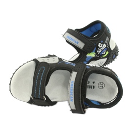 American Club Sandaalien nahkainen insertti HL21/20 musta/sininen 4