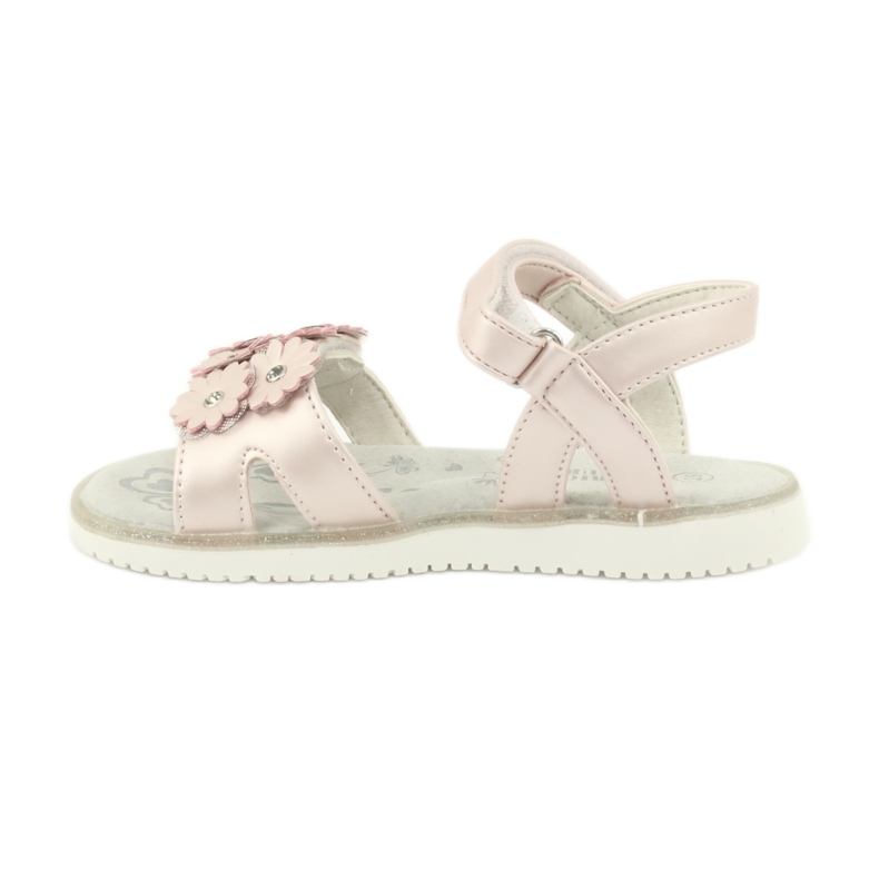 Vaaleanpunaiset sandaalit helmipaljeteilla American Club XD10/20 vaaleanpunainen 1