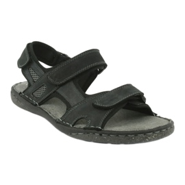 Miesten velcro sandaalit American Club CY15 / 20 Dk.Navy tummansininen 1