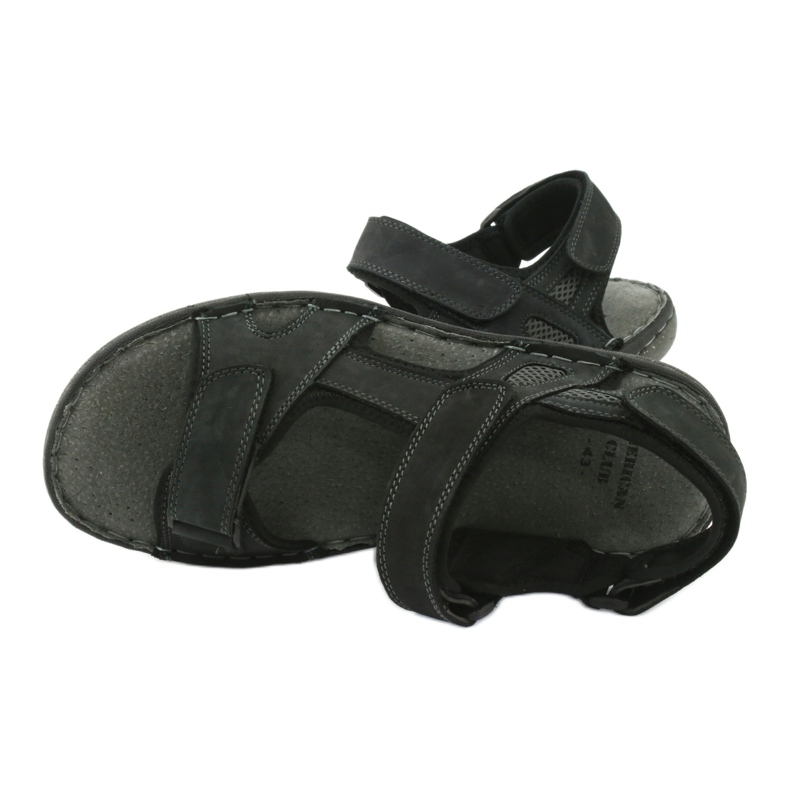 Miesten velcro sandaalit American Club CY15 / 20 Dk.Navy tummansininen 5