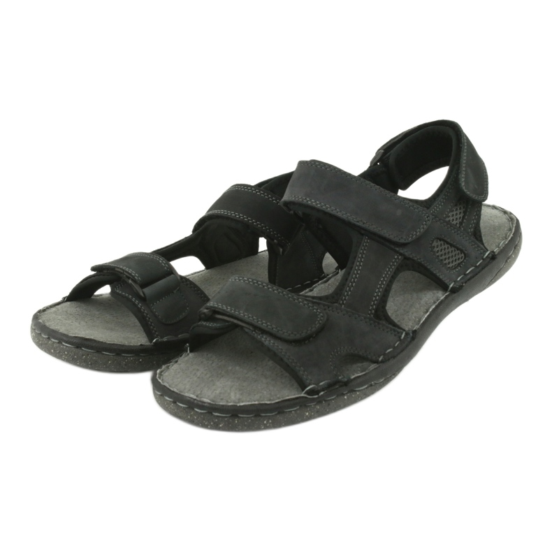 Miesten velcro sandaalit American Club CY15 / 20 Dk.Navy tummansininen 3