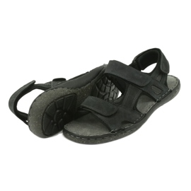 Miesten velcro sandaalit American Club CY15 / 20 Dk.Navy tummansininen 4