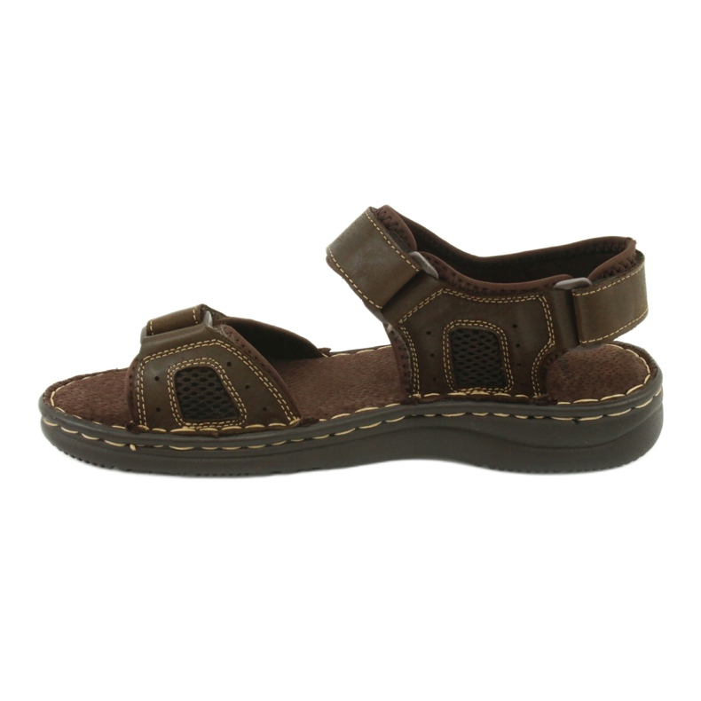 Mukavat American Club CY13 / 20 -nahkaiset urheilusandaalit ruskea 2