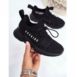 Urheilukengät Lasten mustat nuoret ABCKIDS B012310074 2