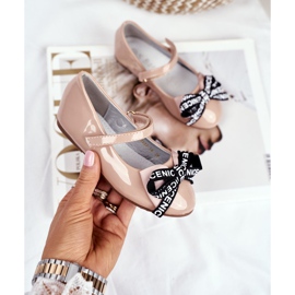 S.Barski Lasten beige baleriinat tarranauhalla Barski Mindi 2