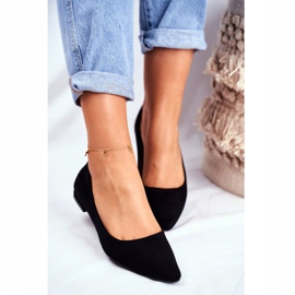 EVE Naisten ballerinat Suede Black Westley musta 2