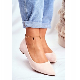 EVE Naisten ballerinat Spitz Suede Beige Westley 2