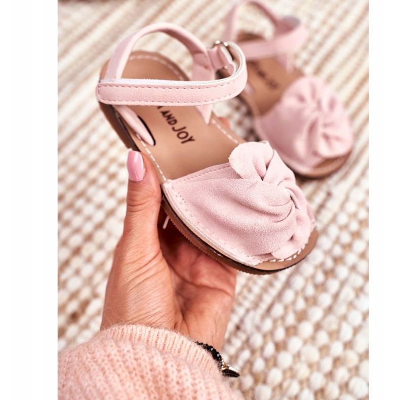 FRROCK Lasten sandaalit tarranauhalla Pinkki Hessu vaaleanpunainen vaaleanpunainen 2
