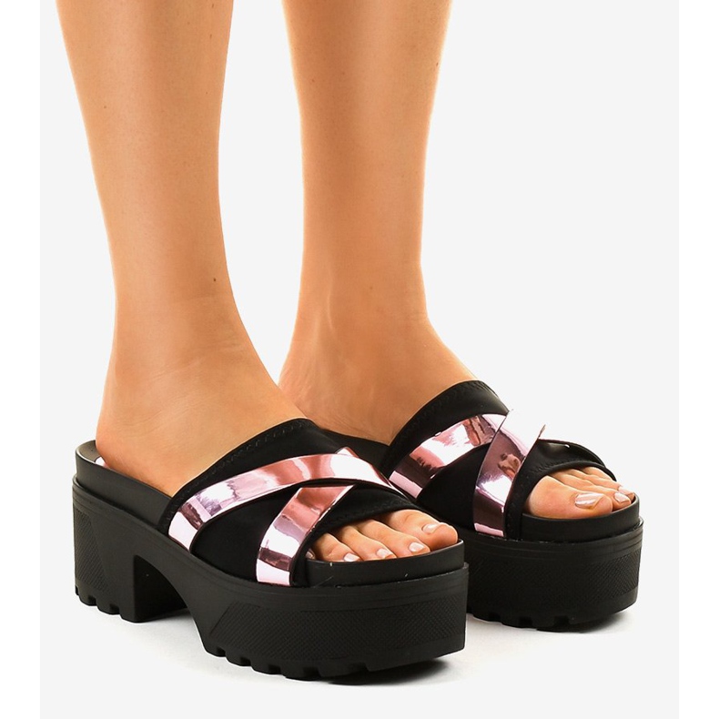 Mustat korkokengät CL-3A309-20 1