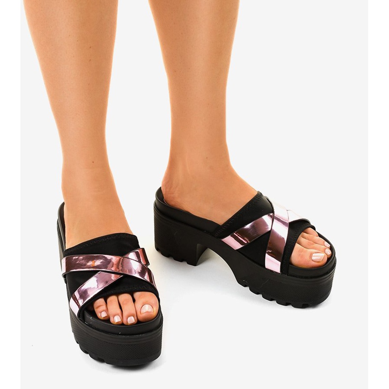 Mustat korkokengät CL-3A309-20 2