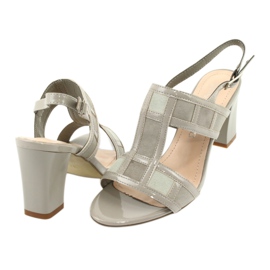 Sandaalit Sergio Leone SK814: n nilkan harmaassa postissa 4