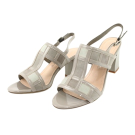 Sandaalit Sergio Leone SK814: n nilkan harmaassa postissa 3