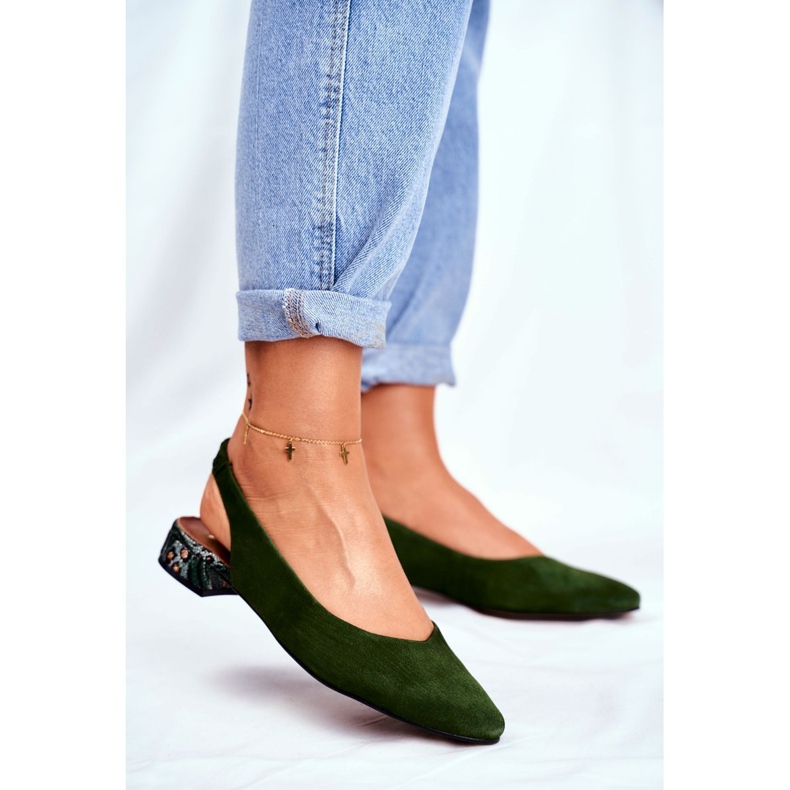 Naisten Avokkaat Nahka Slip-on Maciejka Miami Green 04482-09 vihreä 1