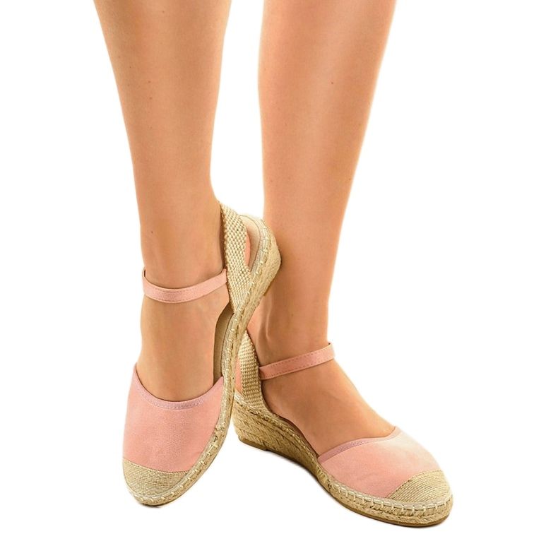 3M85-20 vaaleanpunaiset espadrillit vaaleanpunainen 1