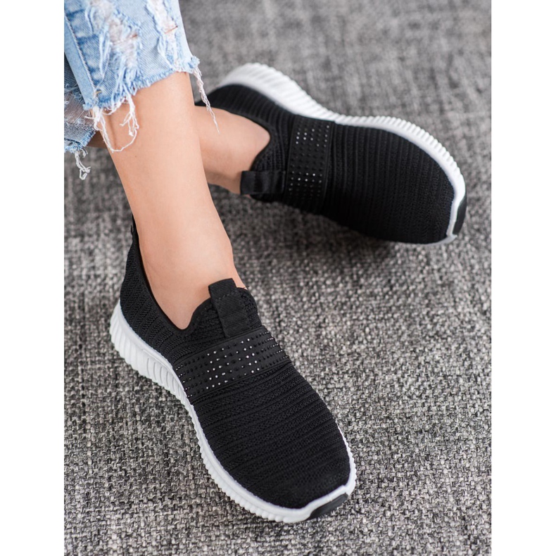 SHELOVET Liukastettavat urheilukengät musta 1